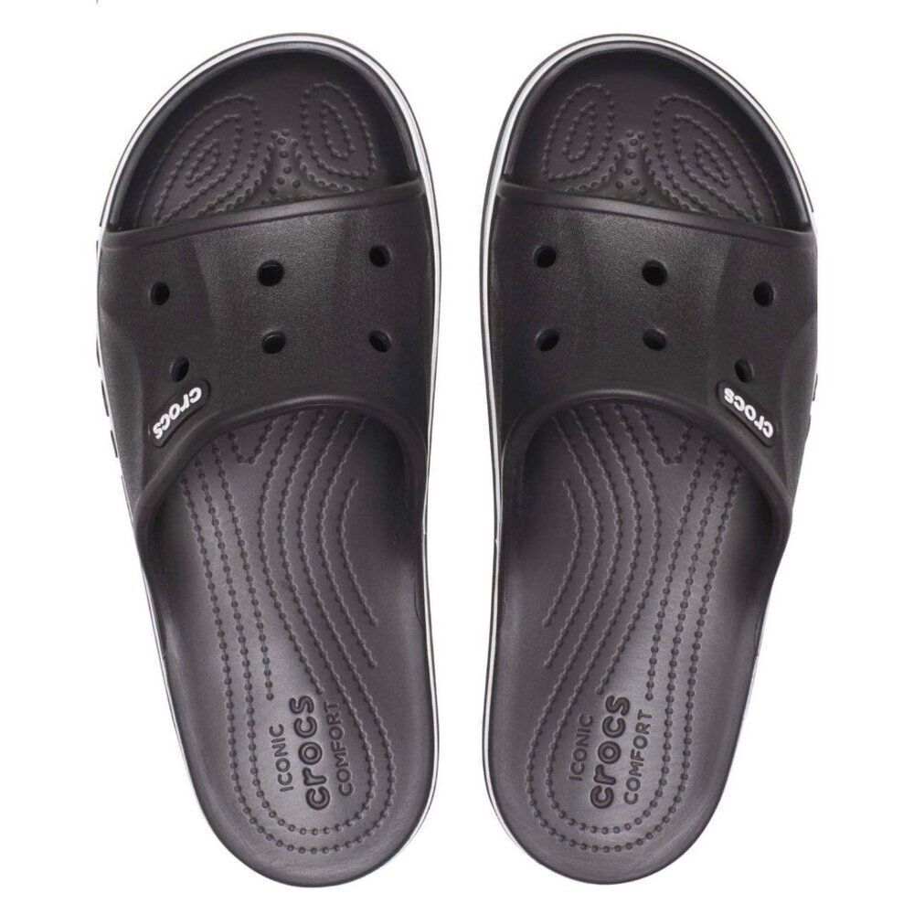 Crocs Unisex Black Bayaband Slip-On Slide Size M 5 / W 7